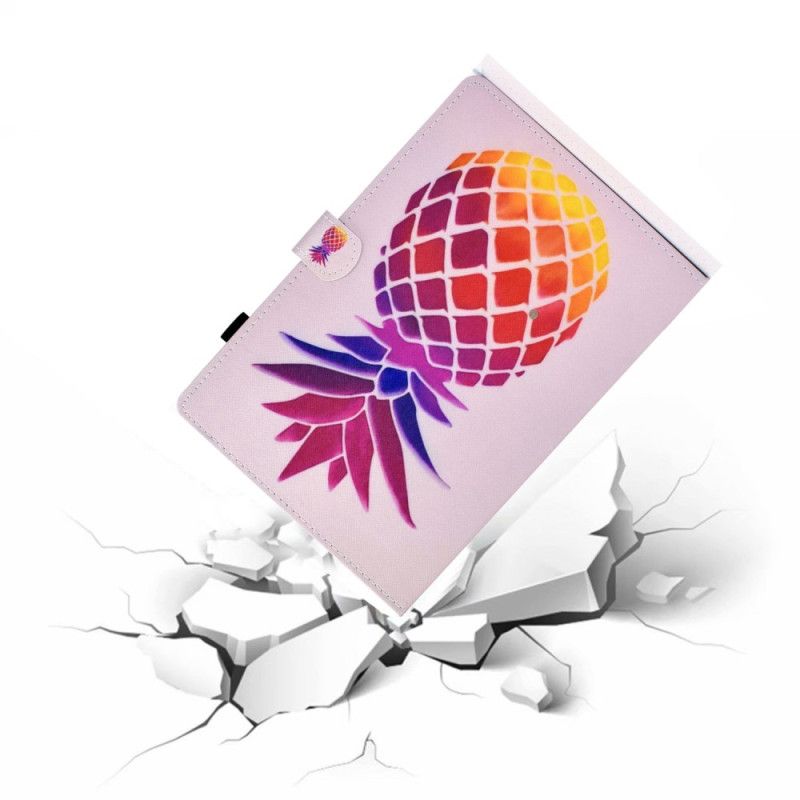 Folio Deksel Til iPad (2025) Fargerik Ananas