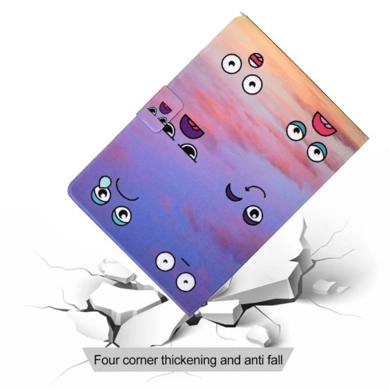 Folio Deksel Til iPad (2025) Morsomme Ansikter