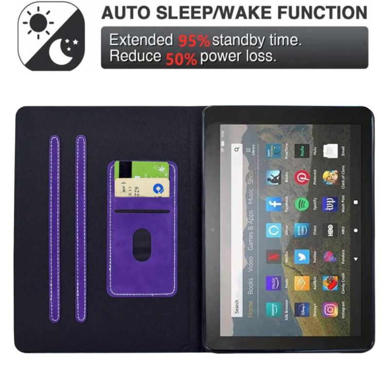 Lærdeksel Folio Deksel iPad (2025) Retro Skinneffekt