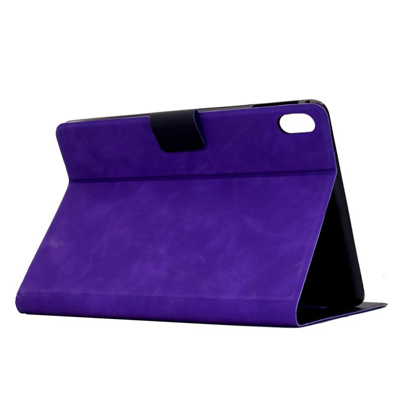 Lærdeksel Folio Deksel iPad (2025) Retro Skinneffekt