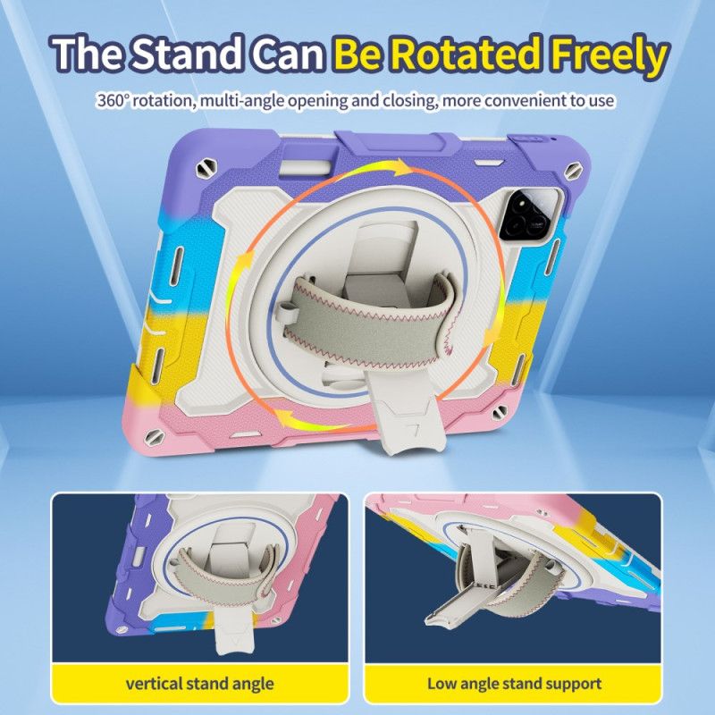 Deksel Xiaomi Pad 7 / 7 Pro Ultraslitesterkt Med Stropp Og Stativ Beskyttelse Deksel