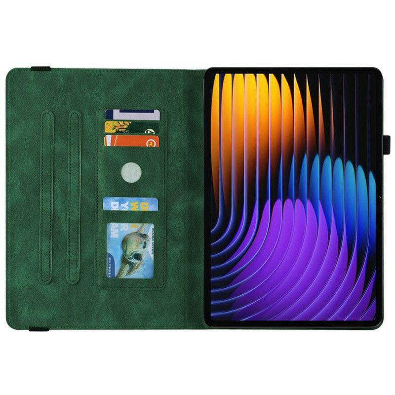 Etui Xiaomi Pad 7 / 7 Pro Sommerfugl Beskyttelse Deksel