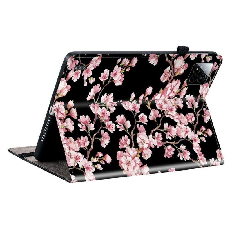 Folio Deksel Til Xiaomi Pad 7 / 7 Pro Plommeblomster