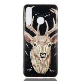 Deksel Til Huawei P30 Lite Fluorescerende Majestic Stag
