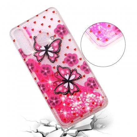 Deksel Til Huawei P30 Lite Glittersommerfugler