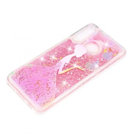 Deksel Til Huawei P30 Lite Transparent Glitterkjole