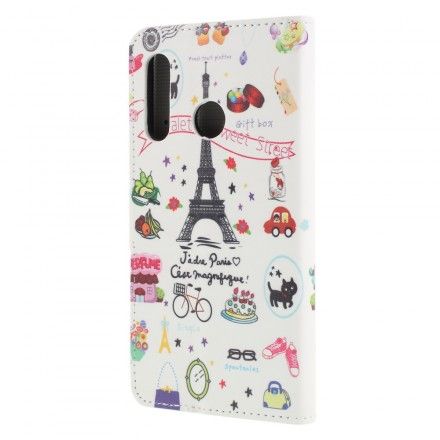 Folio Deksel Til Huawei P30 Lite Jeg Elsker Paris