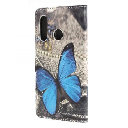 Folio Deksel Til Huawei P30 Lite Sommerfugler Og Blomster