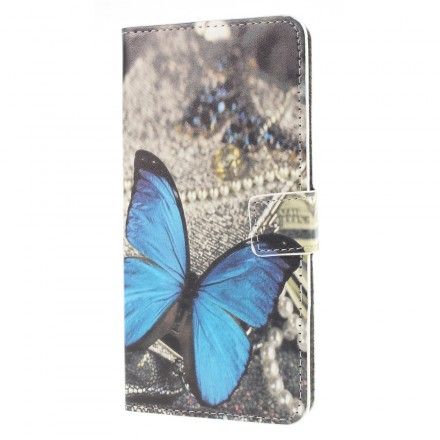 Folio Deksel Til Huawei P30 Lite Sommerfugler Og Blomster