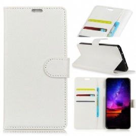Folio Deksel Til Huawei P30 Lite Tradisjonelt Kunstskinn