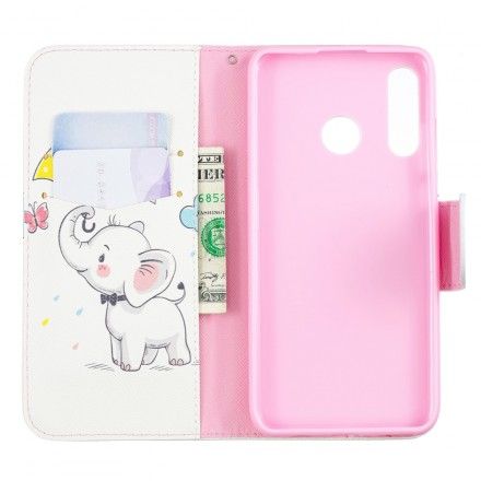 Lærdeksel Til Huawei P30 Lite Elefantbaby