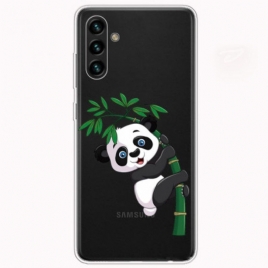 Deksel Til Samsung Galaxy A13 5G / A04s Panda På Bambus