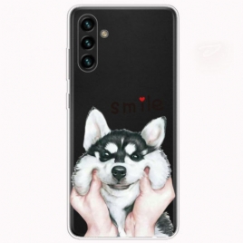 Deksel Til Samsung Galaxy A13 5G / A04s Smil Hund