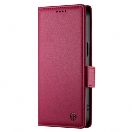 Lærdeksel Folio Deksel Oppo Reno 12 5g Mobildeksel Skinneffekt