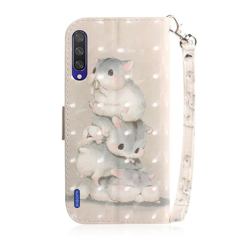 Lærdeksel Til Xiaomi Mi A3 Med Kjede Thonghamstere
