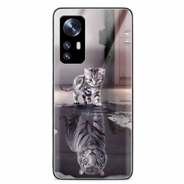 Deksel Til Xiaomi 12 Pro Kitten Dream Herdet Glass