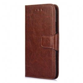 Folio Deksel Til Xiaomi 12 Pro Vintage Skinnstil