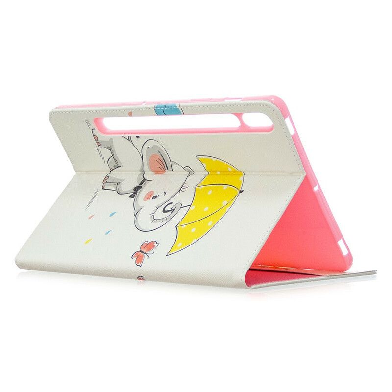 Etui Til Samsung Galaxy Tab S7 / Tab S8 Elefanttrykt Mønster