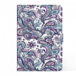 Lærdeksel Til Samsung Galaxy Tab S7 / Tab S8 Paisley-mønster