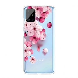 Deksel Til Samsung Galaxy A51 Små Rosa Blomster