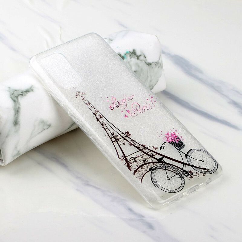 Deksel Til Samsung Galaxy A51 Transparent Bonjour Paris