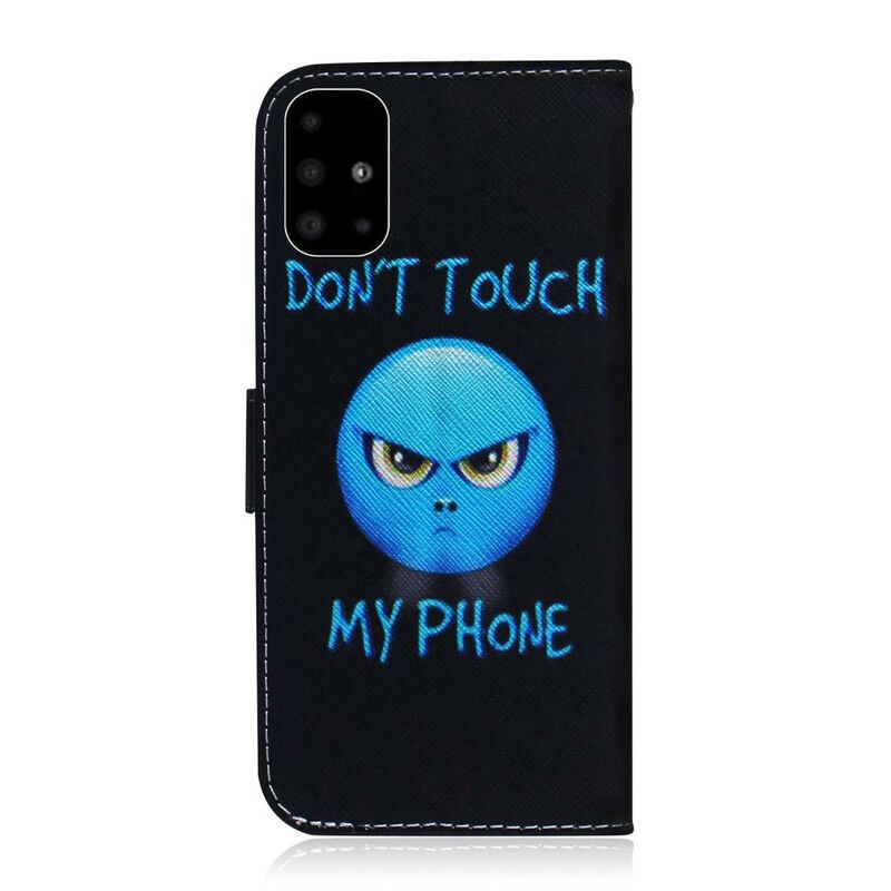 Folio Deksel Til Samsung Galaxy A51 Emoji-telefon