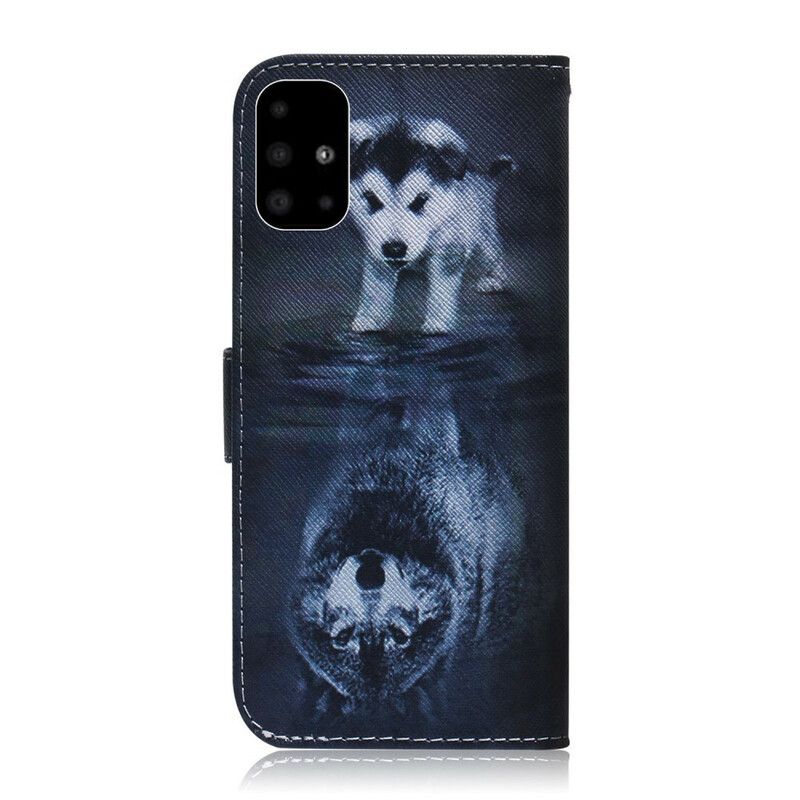 Folio Deksel Til Samsung Galaxy A51 Ernesto The Wolf