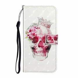 Folio Deksel Til Samsung Galaxy A51 Royal Skull