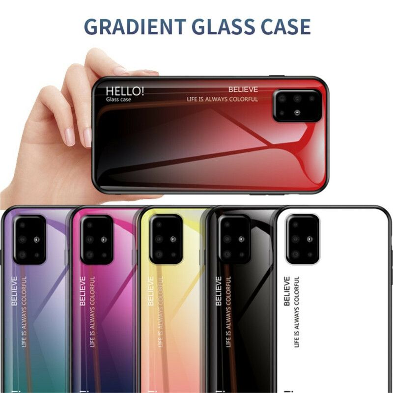 Mobildeksel Til Samsung Galaxy A51 Hei Herdet Glass