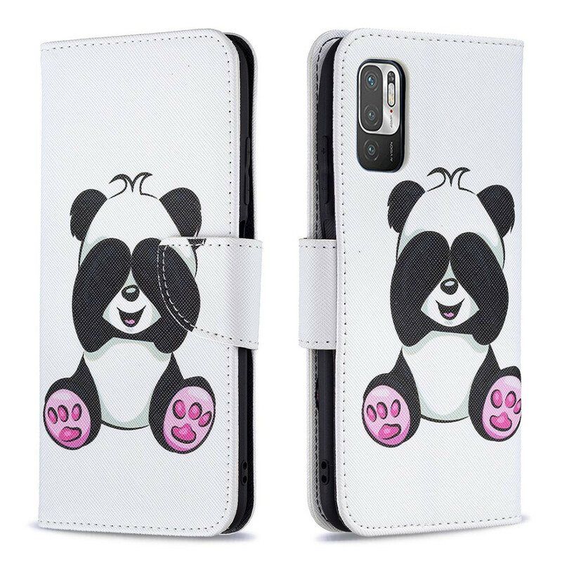 Folio Deksel Til Poco M3 Pro 5G Panda Moro