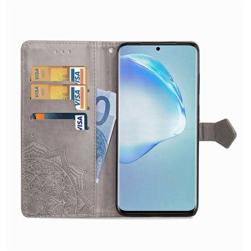 Folio Deksel Til Samsung Galaxy S20 Plus / S20 Plus 5G Mandala Middelalder