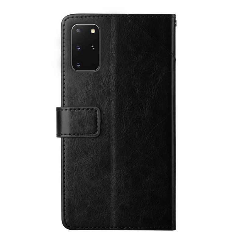 Folio Deksel Til Samsung Galaxy S20 Plus / S20 Plus 5G Stil Leather Geo Y Design