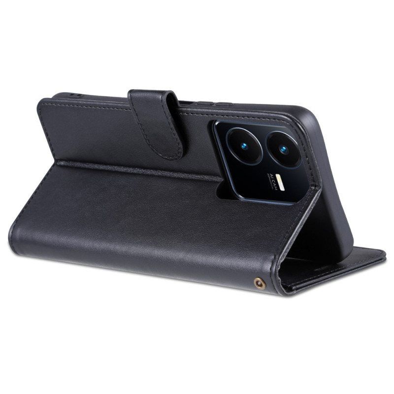 Folio Deksel Til Vivo Y35 Azns Skinneffekt